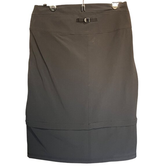 Outdoor Research Black Convertible Skirt With Zip-Off Lower Panel Womens Size 8 - Picture 2 of 13